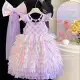 Princess Dress with Suspender Elegant Birthday Gift for Little Girls Colorful Picture Design — buy online in Bangladesh — RADANAN