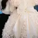 Newborn Baby Mesh Puff Sleeve Summer Princess Soft Cotton Christening Dresses — product photo 4 — shop Bangladesh | RADANAN