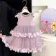 Summer O-Neck Princess Dress for Girls — product photo 2 — shop Bangladesh | RADANAN