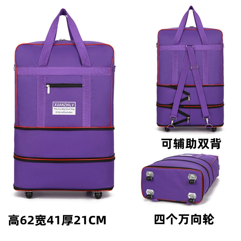 Folding Travel Bag Luggage Case Universal Wheel Storage Box Large Capacity — product photo 8 — shop Bangladesh | RADANAN