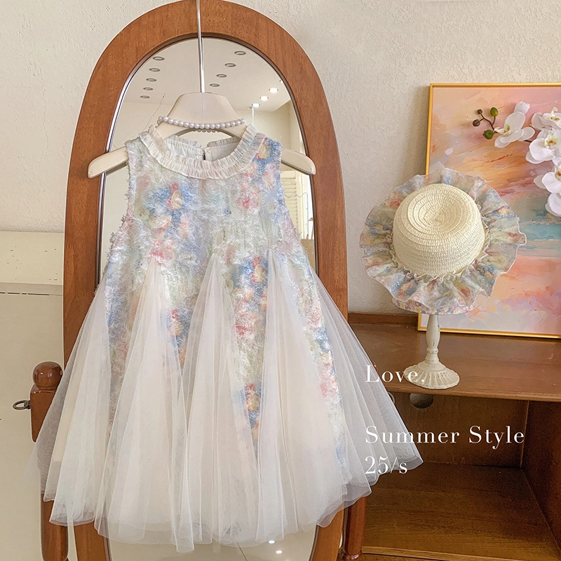 Girls' Dress Summer 2026 New Style Children's Fashionable Mesh Princess Dress Baby Girl Summer Dress — product photo 3 — shop Bangladesh | RADANAN