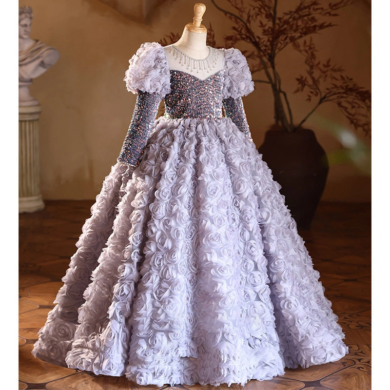 Girls Princess Party Dress – Chanel Style Kids Birthday Dress Premium (BD) — product photo 5 — shop Bangladesh | RADANAN