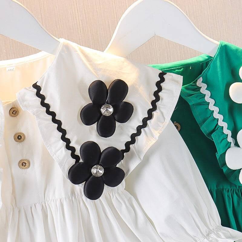 Princess skirt little girl doll neck autumn style stylish — product photo 3 — shop Bangladesh | RADANAN