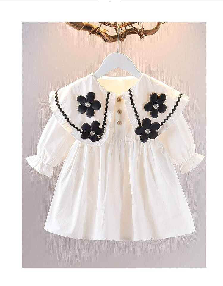 Princess skirt little girl doll neck autumn style stylish — product photo 5 — shop Bangladesh | RADANAN