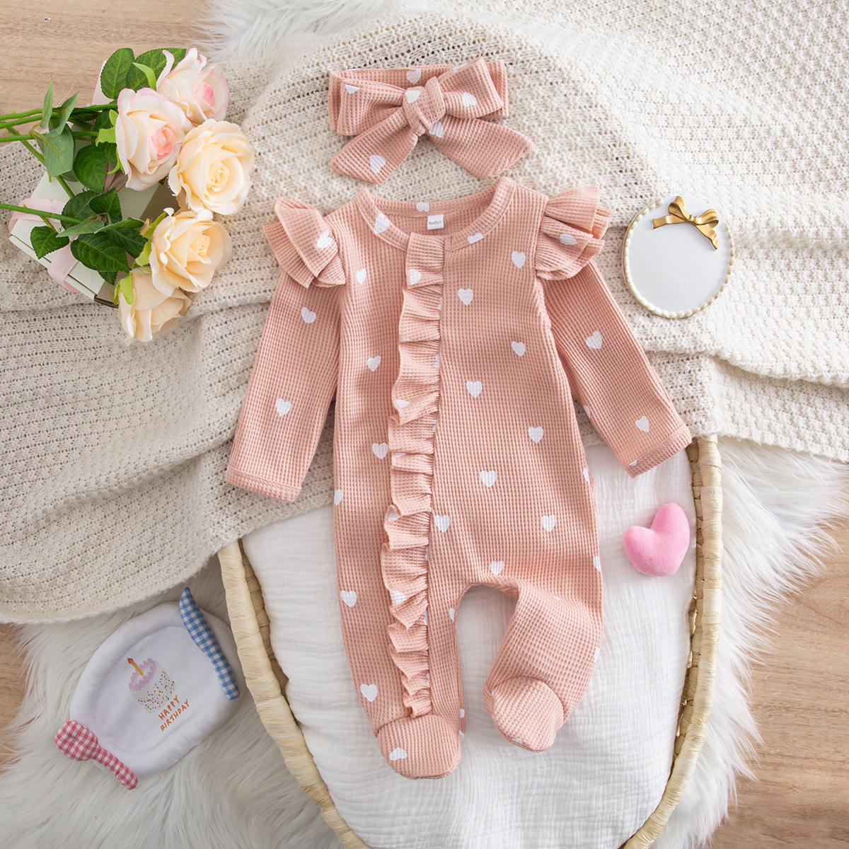 European American Style Printed Cotton Spandex One-Piece Jumpsuit — product photo 4 — shop Bangladesh | RADANAN