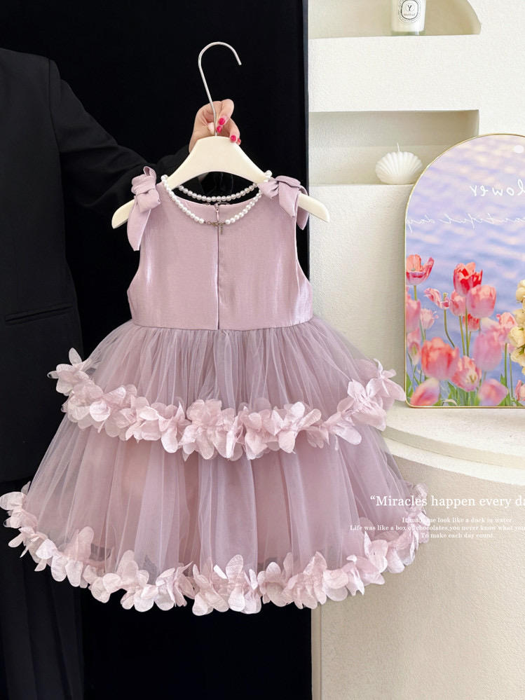 Summer O-Neck Princess Dress for Girls — product photo 3 — shop Bangladesh | RADANAN